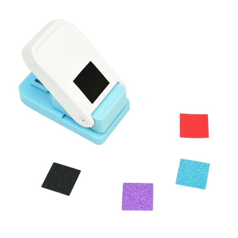 kawendite Cady Handmade Scrapbooking 1-1/2 Inch 38mm Size Square Paper Punches Craft Lever Punch Embossing Puncher Mini Fancy Punch (1.5Inch Square) - Image 1